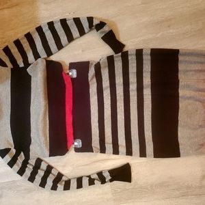 Ladies striped top and skirt